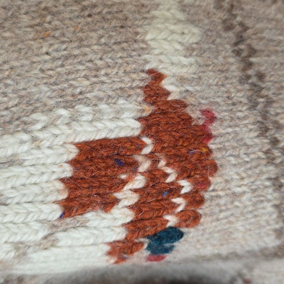 Vintage 1980s LL Bean Hunting Themed sweater - Picture 5 of 8